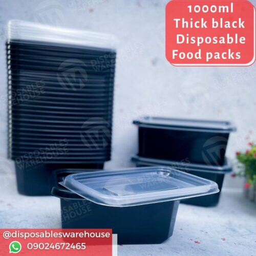 750ML THICK BLACK PACK (25pcs/pack)
