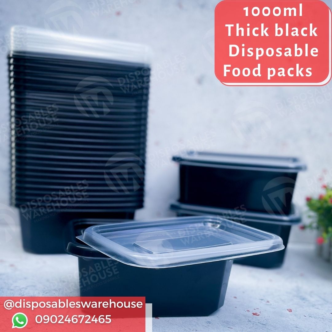 750ML THICK BLACK PACK (25pcs/pack)