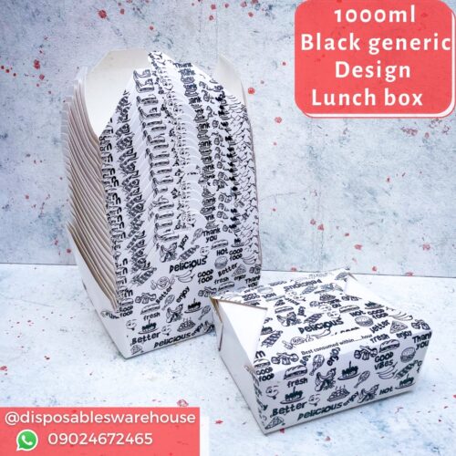 1000ML GENERIC DESIGN LUNCH BOX