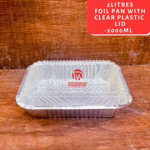 FOIL PAN WITH CLEAR LID