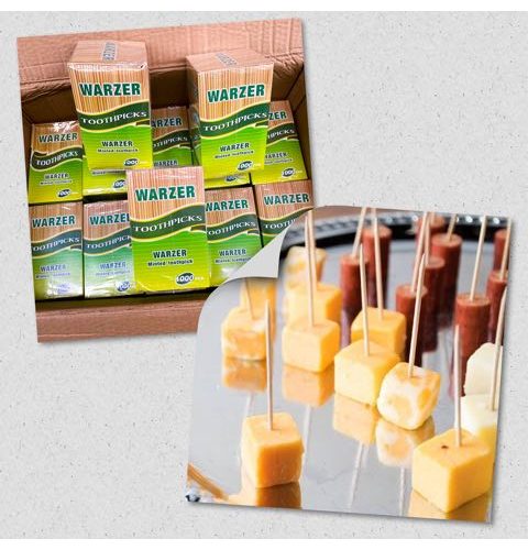 PAPER WRAPPED TOOTHPICKS IN BOX (1000pcs/box)