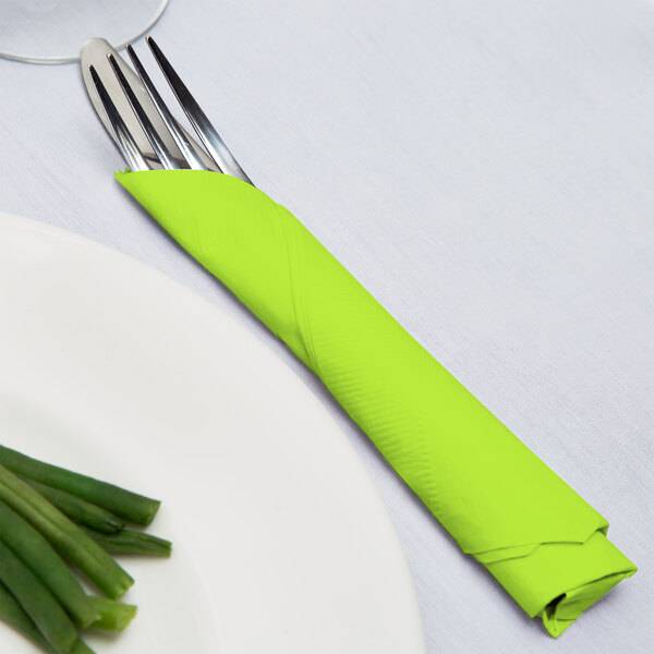 LEMON GREEN NAPKIN 2PLY 2