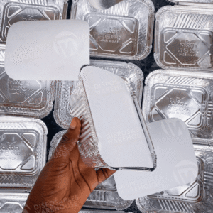 MEDIUM FOIL PLATE (350ML) WITH PAPER LID