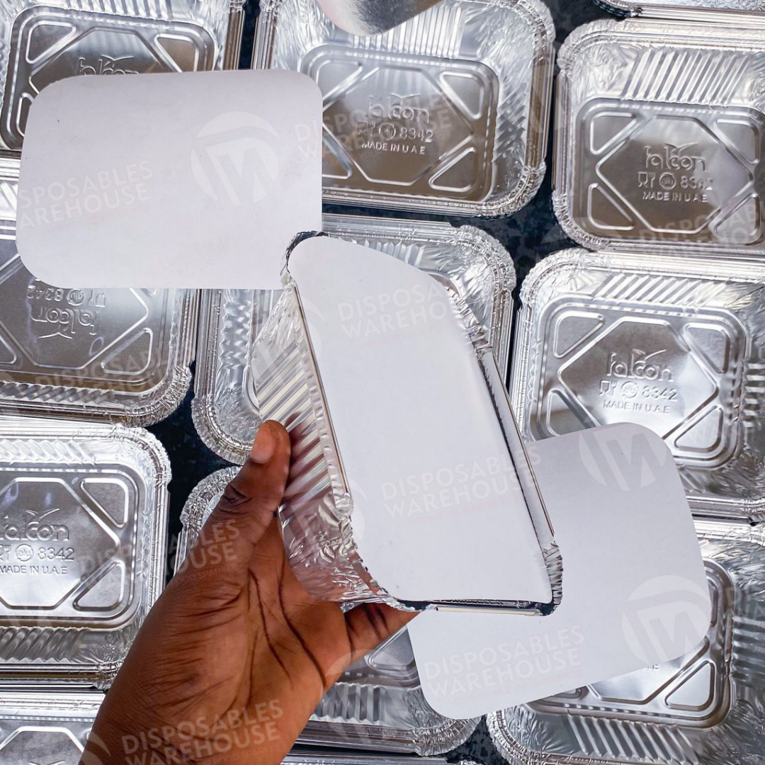 FOIL PLATE WITH PAPER LID