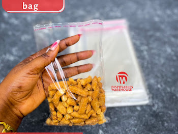 5"X8" TRANSPARENT ADHESIVE SEALABLE BAG(100pcs/pack)