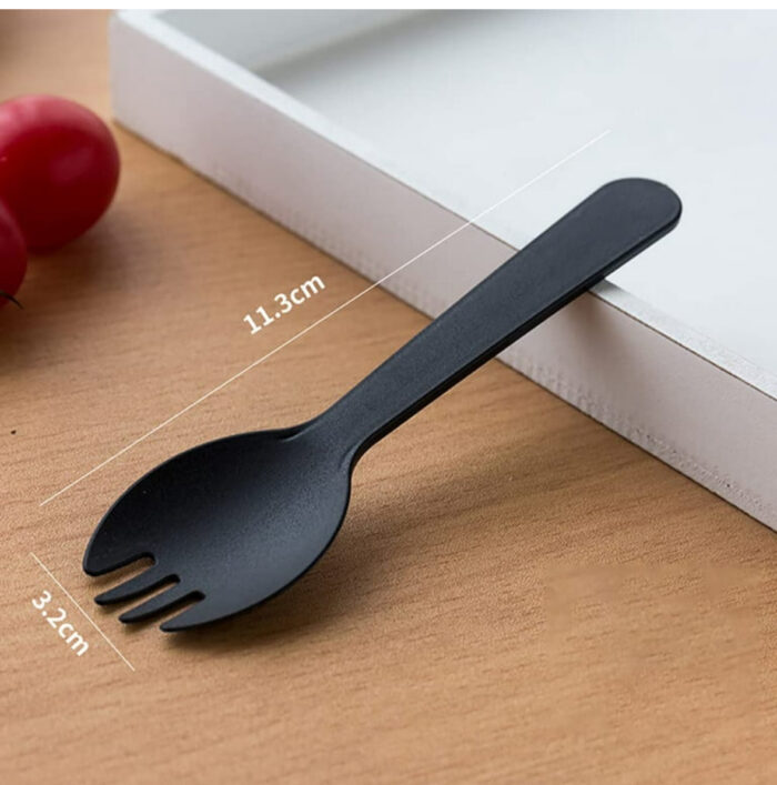 UNWRAPPED BLACK SPORKS (50pcs/pack)