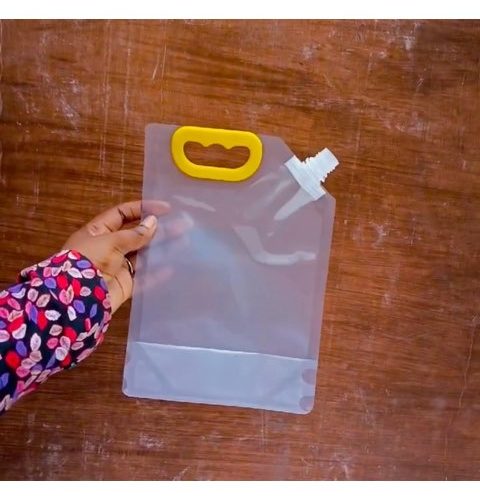 1 LITRE LIQUID SPOUT POUCH WITH HANDLE (5PCS/PK)