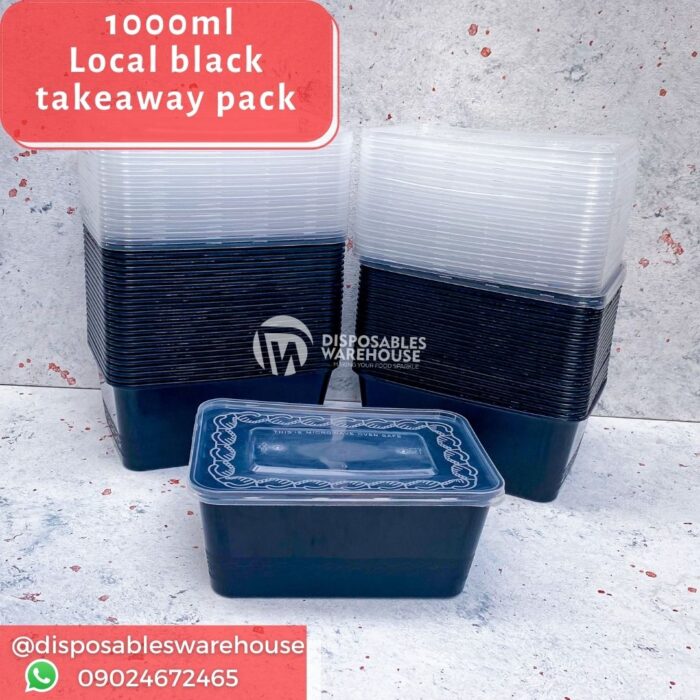 1000ml Takeaway Pack (25pcs/pack)