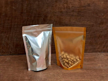 14X20CM GOLD FOIL STANDUP POUCH