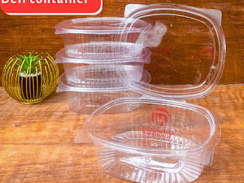1500ML CLEAR RECTANGULAR SALAD HINGED PACK