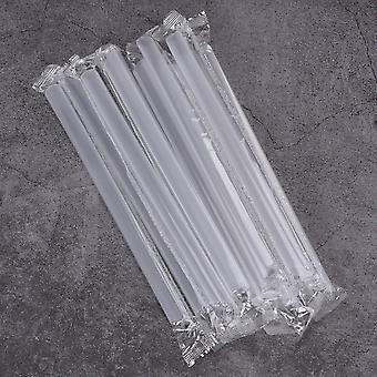 WRAPPED JUMBO CLEAR STRAWS(11MM) - (100pcs/pack)