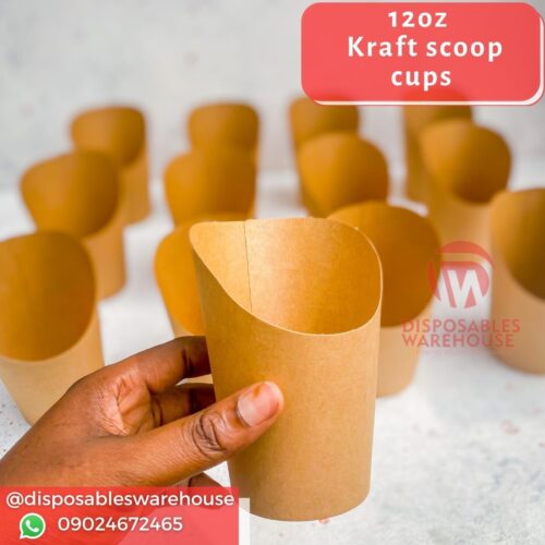 12OZ BROWN SCOOP CUP (50pcs/roll)