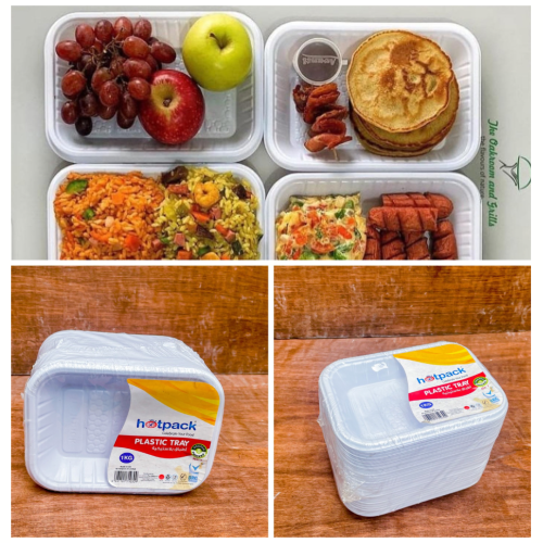 1Kg White Tray Size 1 (1pack)