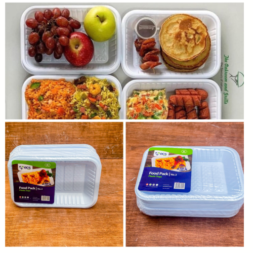 1Kg White Tray Size 2 (1pack)