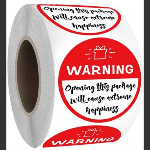BIG FRAGILE STICKERS (1 roll)