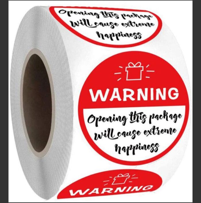 BIG FRAGILE STICKERS (1 roll)