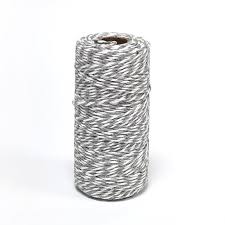 Baker's twine (Grey & white)
