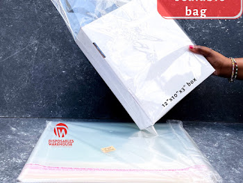 14"X20" TRANSPARENT ADHESIVE SEALABLE BAG