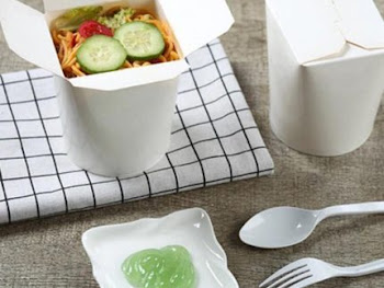 32oz NOODLES WHITE BUCKET BOX