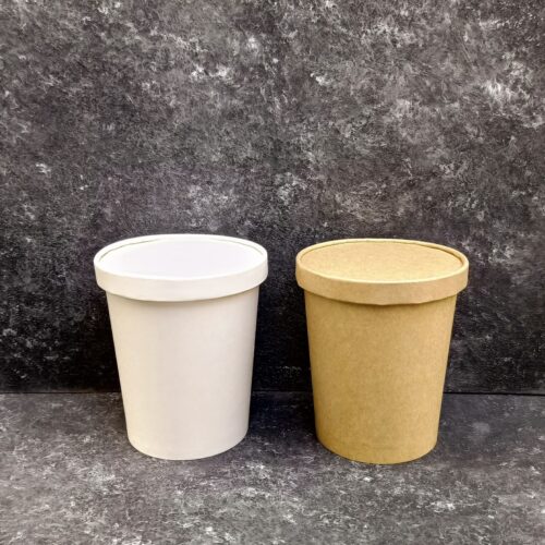 26OZ KRAFT FOOD CUP (WHITE)