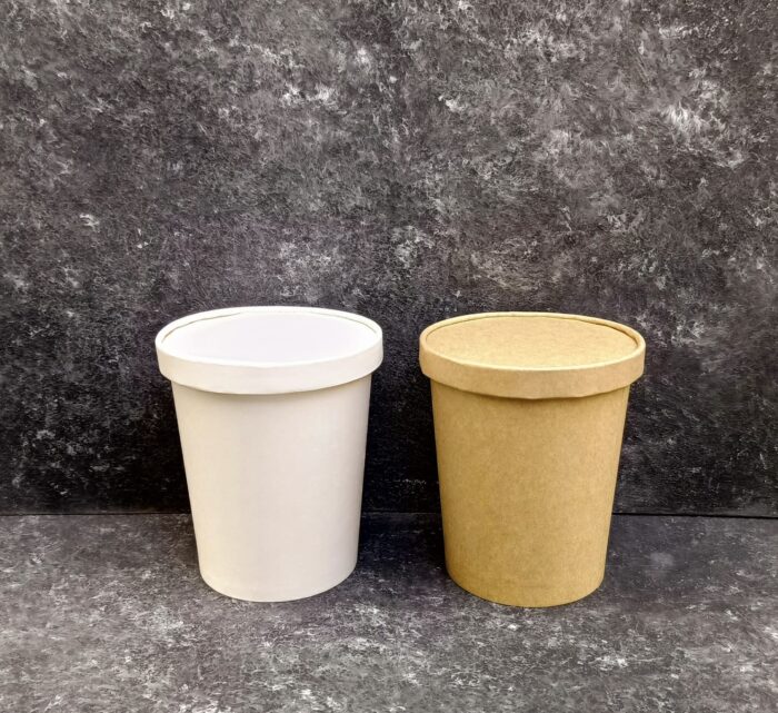 26OZ KRAFT FOOD CUP (WHITE)