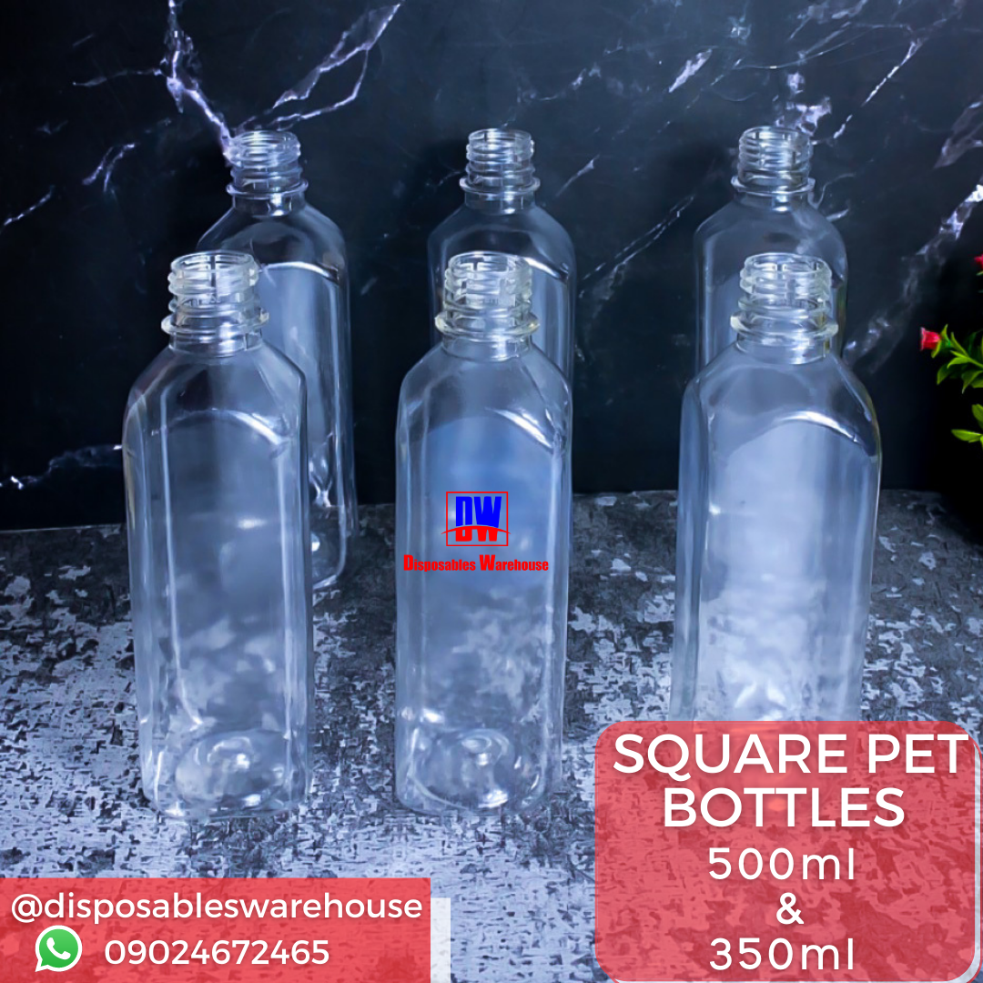 350ML SQUARE BOTTLES