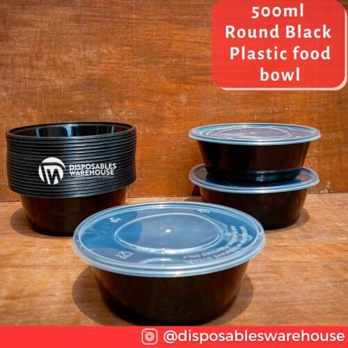 500ML ROUND BOWLS (25pcs/pack)