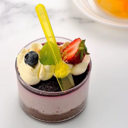 YELLOW ICECREAM SPOON (50pcs/pack)