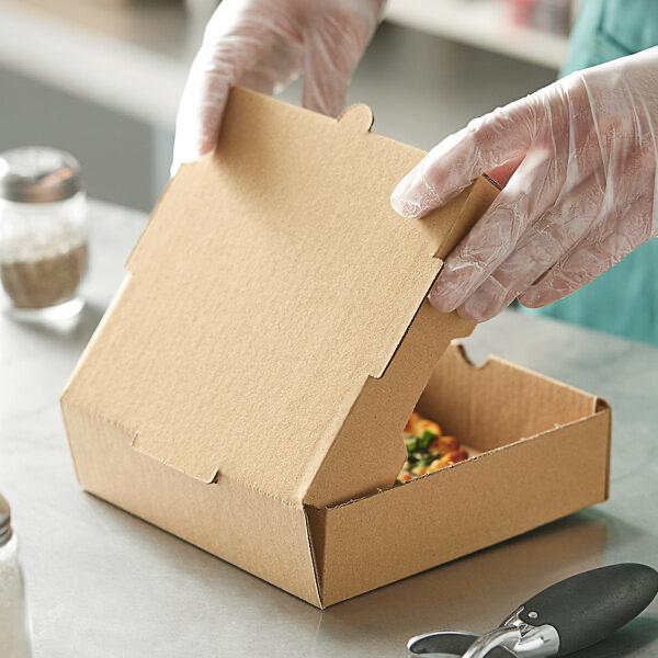 8 INCHES BROWN PIZZA BOX