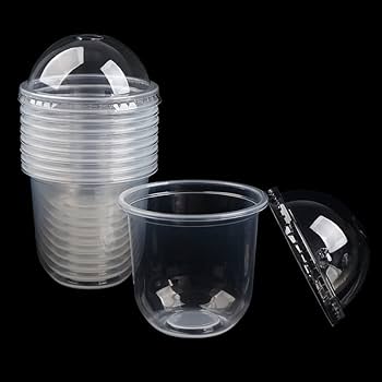 12OZ USHAPE CUPS WITH DOME LID(50pcs/roll)