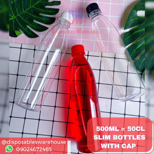 500ML SLIM BOTTLES (25pcs)