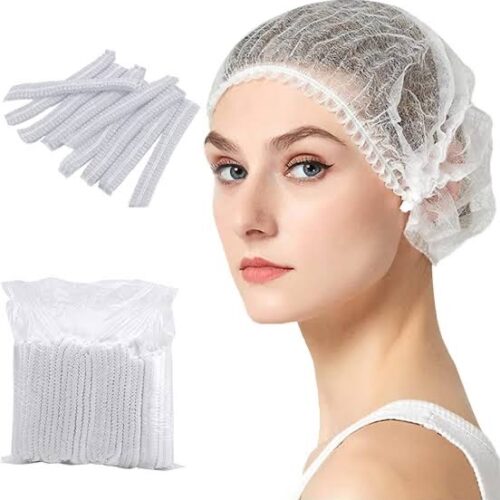 WHITE DISPOSABLE HAIR NET (100pcs/pack)