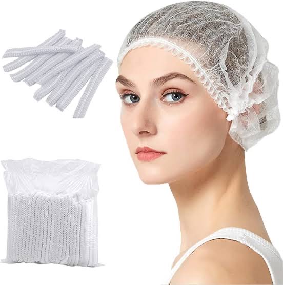 WHITE DISPOSABLE HAIR NET (100pcs/pack)