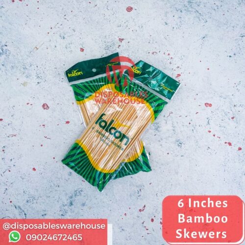 6 INCHES BAMBOO SKEWER (100pcs/pack)