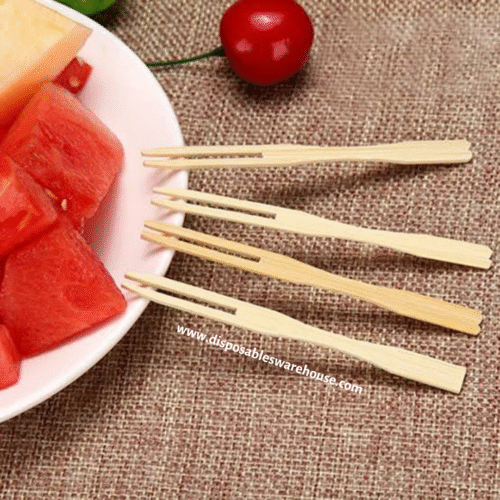 WOODEN FRUIT FORK (50pcs/pack)