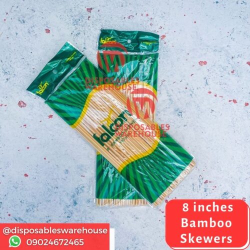 8 INCHES BAMBOO SKEWER (100pcs/pack)