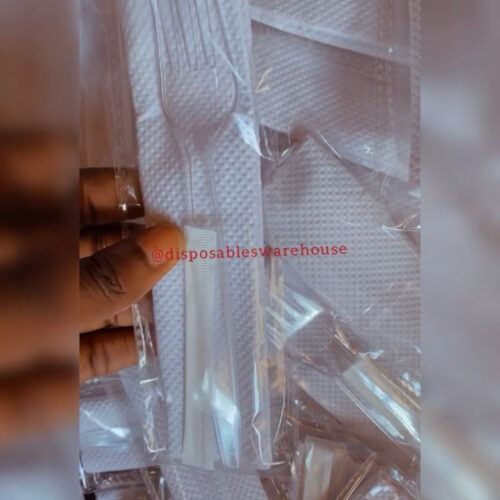 WRAPPED CLEAR FORK KIT HEAVY DUTY (25pcs/pack)