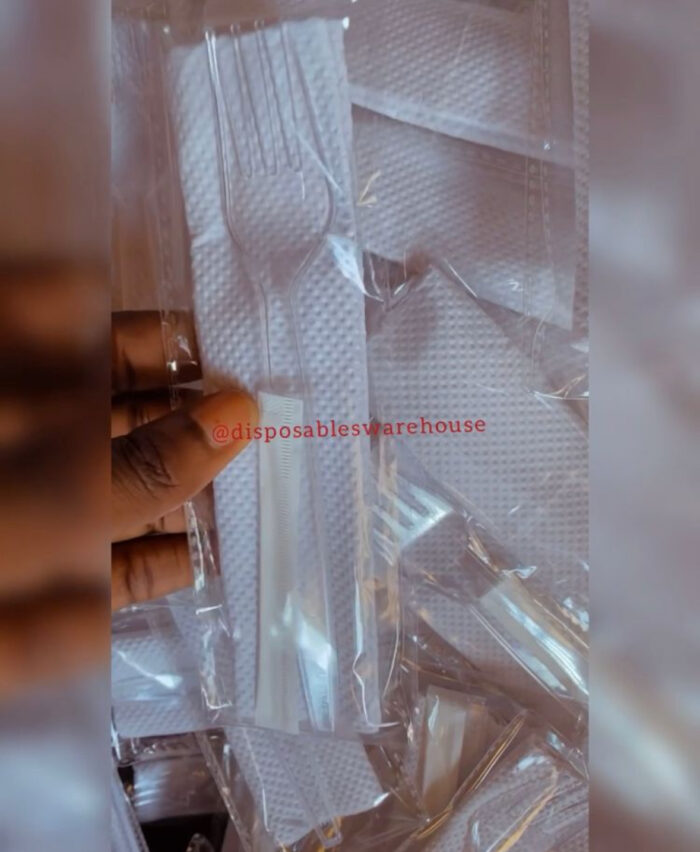 WRAPPED CLEAR FORK KIT HEAVY DUTY (25pcs/pack)