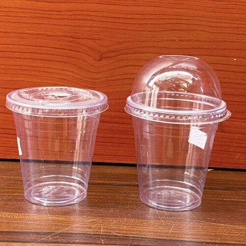 12OZ SHORT PET CUP WITH FLAT LID (50pcs/roll)