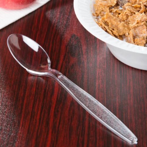 HEAVY DUTY CLEAR SPOON (50pcs/pack)