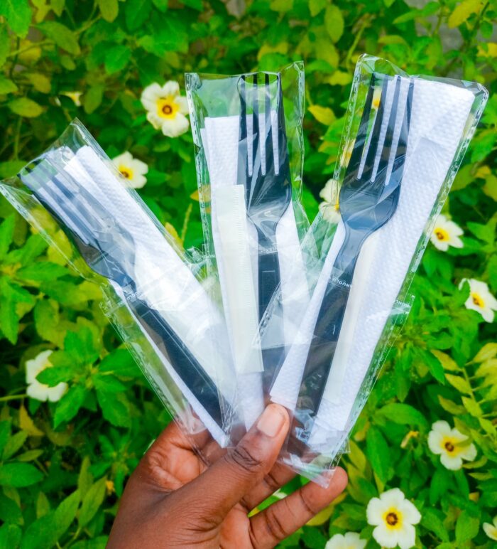 WRAPPED BLACK FORK KIT HEAVY DUTY (25pcs/pack)
