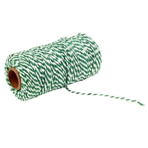 Baker's twine (Green & white)