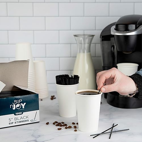 Coffee Stirrer Black Plastic (100pcs/pack)