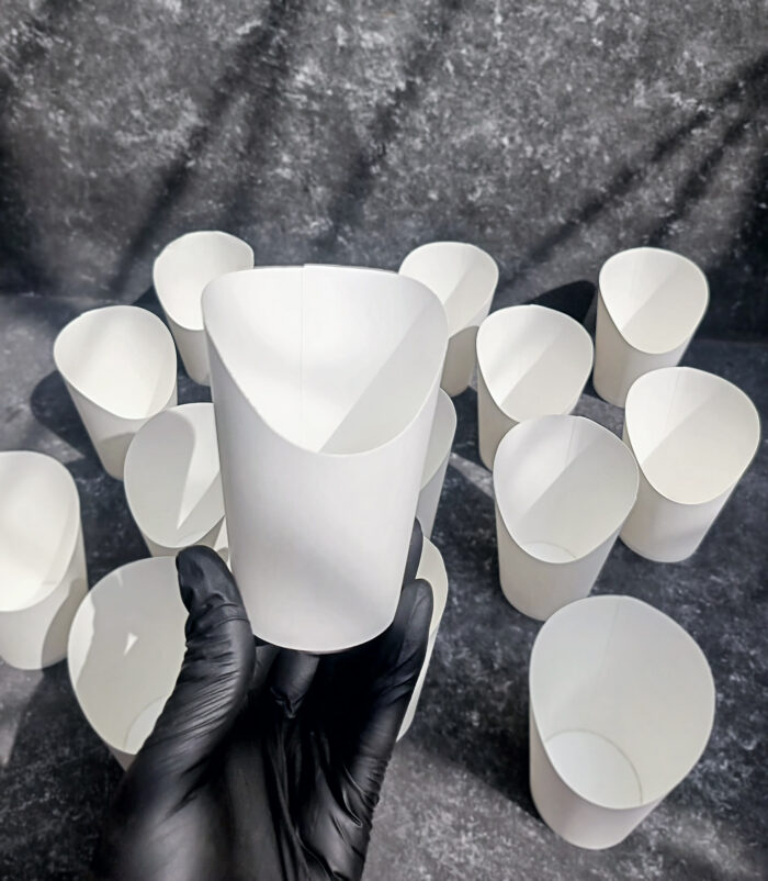 12OZ WHITE COFFEE CUP WITH SIPPER LID(50pcs/roll)