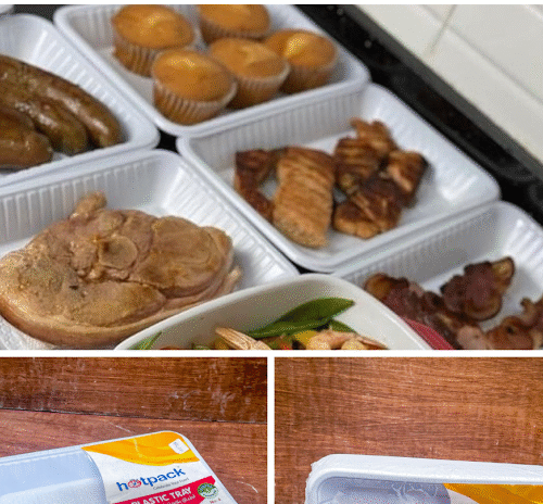 1KG WHITE TRAY SIZE 4 (30 - 35pcs)