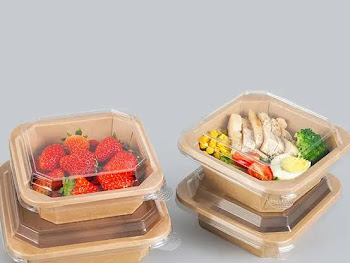 1200ML OCTAGONAL KRAFT PAPER TAKEOUT BOX