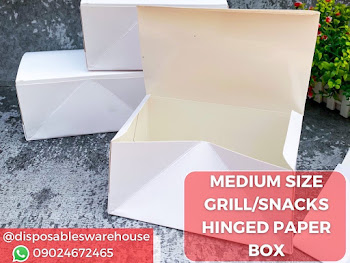 WHITE GRILL BOX