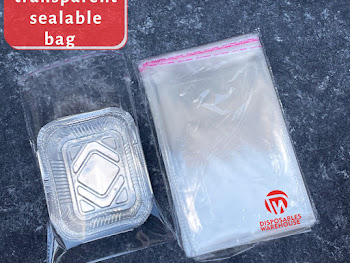 7"X9" TRANSPARENT ADHESIVE SEALABLE BAG(100pcs/pack)