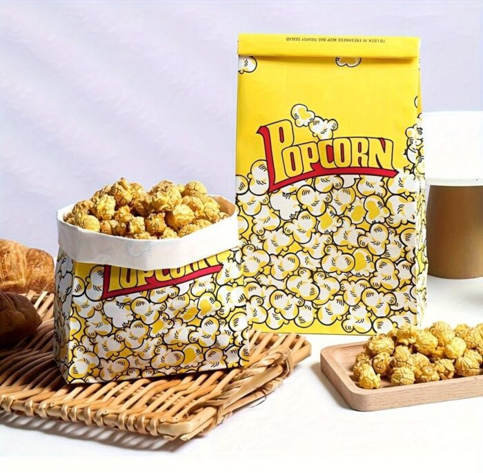 YELLOW FOLDABLE POPCORN PACK