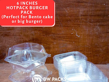 HOTPACK CLEAR BURGER PACK SMALL